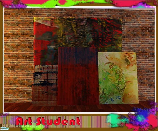 Sims 2 — Art Student - Fine Arts. by huabanzhu — 