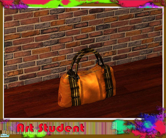 Sims 2 — Art Student -Handbag by huabanzhu — 