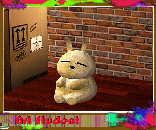 Sims 2 — Art Student -toy by huabanzhu — 