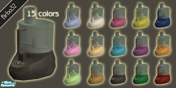 Sims 2 — Small appliances - Set 2 by Birba32 — As required, the second part of my small appliances recolors, matching