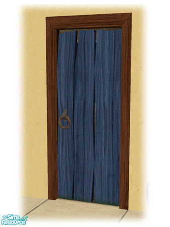 Sims 2 — Civ Build - Wood Door - Rec03 by Shakeshaft — Part of the second set of the Civilizations Build Set, this set