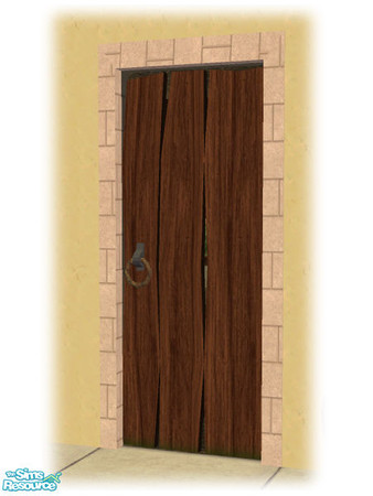 Sims 2 — Civ Build - Wood Door Frame - Rec05 by Shakeshaft — Part of the second set of the Civilizations Build Set, this