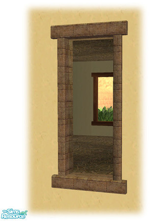 Sims 2 — Civ Build - Single Long Window - Rec02 by Shakeshaft — Part of the second set of the Civilizations Build Set,
