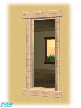 Sims 2 — Civ Build - Single Long Window - Rec05 by Shakeshaft — Part of the second set of the Civilizations Build Set,