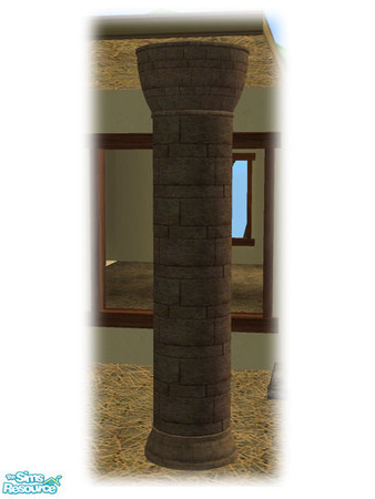 Sims 2 — Civ Build - Stone Column - Rec02 by Shakeshaft — Part of the second set of the Civilizations Build Set, this set