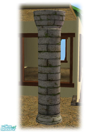 Sims 2 — Civ Build - Stone Column - Rec05 by Shakeshaft — Part of the second set of the Civilizations Build Set, this set
