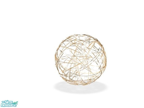 Sims 2 — Mao Straw Ball Small by n-a-n-u — 