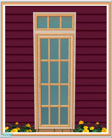 Sims 2 — Prima Single Door - Diagonal Mesh by Shakeshaft — Part of a new set of build items in a European style,
