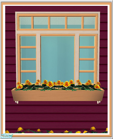 Sims 2 — Prima 2 Tile Window-Box - V2 Mesh by Shakeshaft — Part of a new set of build items in a European style,
