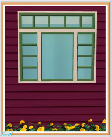 Sims 2 — Prima 2 Tile Window - Inner 02 by Shakeshaft — Part of a recolour of the Prima Build Set,included recolours of