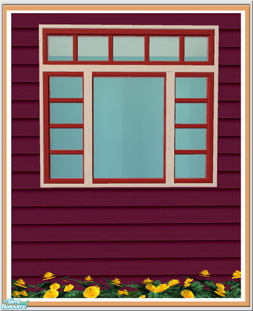 Sims 2 — Prima 2 Tile Window - Inner 04 by Shakeshaft — Part of a recolour of the Prima Build Set,included recolours of