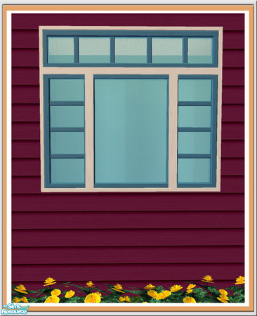 Sims 2 — Prima 2 Tile Window - Inner 06 by Shakeshaft — Part of a recolour of the Prima Build Set,included recolours of