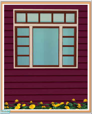 Sims 2 — Prima 2 Tile Window - Inner 08 by Shakeshaft — Part of a recolour of the Prima Build Set,included recolours of