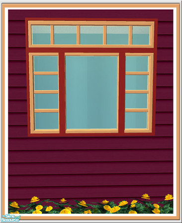Sims 2 — Prima 2 Tile Window - Outer 04 by Shakeshaft — Part of a recolour of the Prima Build Set,included recolours of