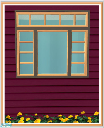 Sims 2 — Prima 2 Tile Window - Outer 05 by Shakeshaft — Part of a recolour of the Prima Build Set,included recolours of