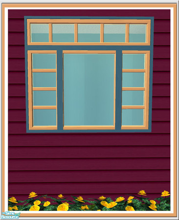 Sims 2 — Prima 2 Tile Window - Outer 06 by Shakeshaft — Part of a recolour of the Prima Build Set,included recolours of