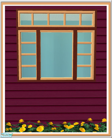 Sims 2 — Prima 2 Tile Window - Outer 08 by Shakeshaft — Part of a recolour of the Prima Build Set,included recolours of