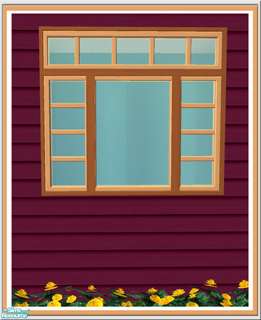 Sims 2 — Prima 2 Tile Window - Outer 09 by Shakeshaft — Part of a recolour of the Prima Build Set,included recolours of
