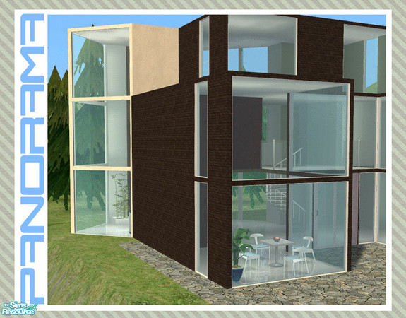Sims 2 — Panorama Windows Set by wideopeneyes — As simple a set of windows as you can get, going floor to ceiling and