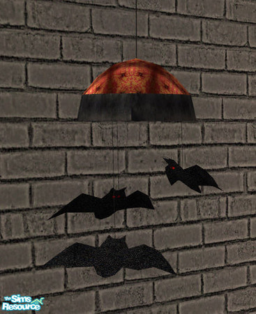 Sims 2 — Claws of Darkness Baby Nursery - Bat Mobile by Simaddict99 — Mobile mesh to match the Evil Witch Objects in AL.