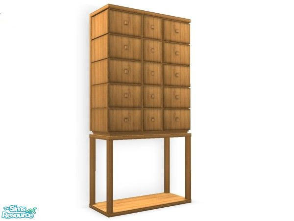 Sims 2 — Clio Bookcase by n-a-n-u — 