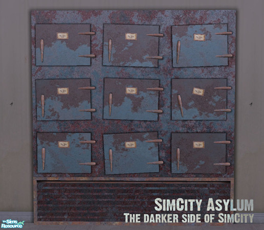 Sims 2 — SimCity Asylum Refrigeration by BeOSBoxBoy — Old, broken, and forgotten