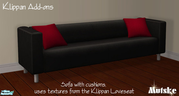 Sims 2 — Klippan Add-ons - Sofa by Mutske — 
