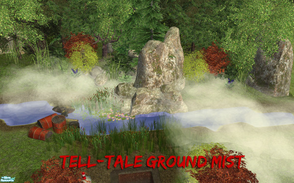 Sims 2 — Tell-Tale London Fog by BeOSBoxBoy — A bank of mist to obfuscate the dire doings of your villains... Find with