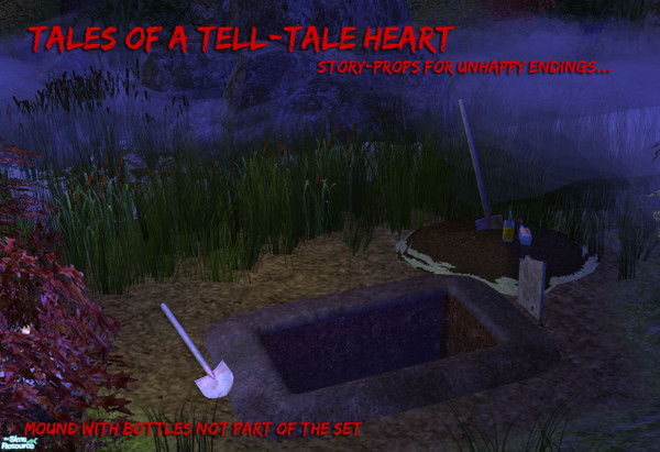 Sims 2 — Tell-Tale Set by BeOSBoxBoy — Not every story has a happy ending... A set of story-props to assist the mystery