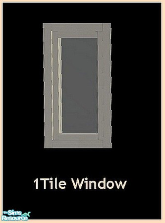 Sims 2 — 1tilewindowdiagonal (slave) by Angela — A new Buildset with matching doors, windows a fence and Stairs. Can be