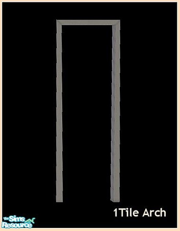 Sims 2 — arch (slave) by Angela — A new Buildset with matching doors, windows a fence and Stairs. Can be recoloured, all