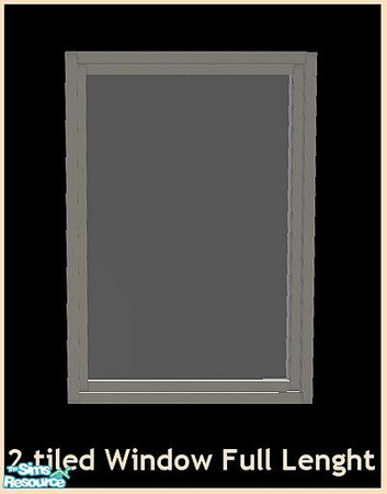 Sims 2 — 2tilewindowfulllenght Diagonal (slave) by Angela — A new Buildset with matching doors, windows a fence and