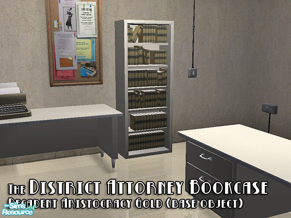 Sims 2 — Office Bookcase - MESH by BeOSBoxBoy — Continuing my Post-Modernist Office series...
