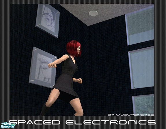 Sims 2 — Spaced Electronics - In-Ceiling Speaker  (Stereo) by wideopeneyes — Space saving solutions for the ultimate