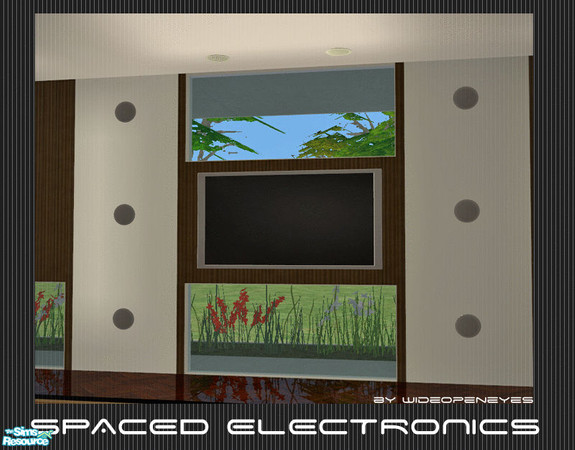 Sims 2 — Spaced Electronics Set by wideopeneyes — Space saving solutions for the ultimate clutter-free living: 1