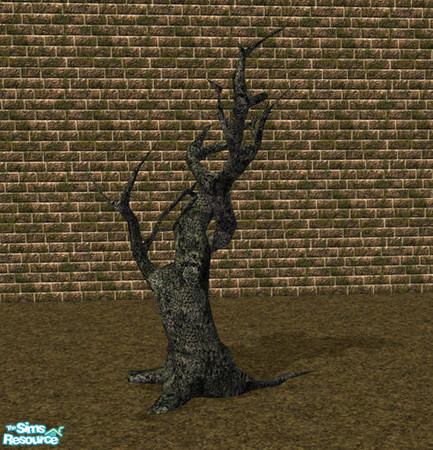 Sims 2 — Tombstone - Tree VII by Elena. — 