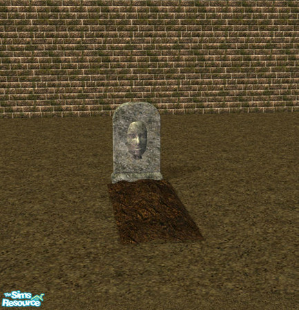 Sims 2 — Tombstone - Grave II by Elena. — 