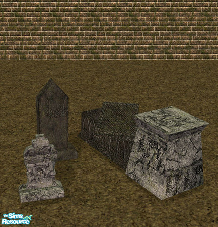Sims 2 — Tombstone - Graves I by Elena. — 
