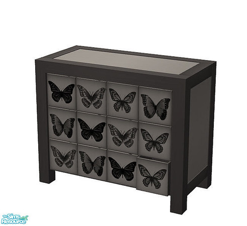 Sims 2 — Butterfly - Sidetable by Sasilia — 