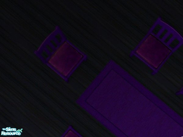 Sims 2 — Funky Dining Room - Funkychair by oracledelphi4 — A matching purple chair