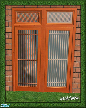 Sims 2 — NK Cherry Build Set - Big Entrance Shop Window by MoMama — Spice up your storefront with this safe and practical