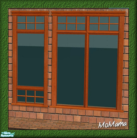Sims 2 — NK Cherry Build Set - Independent Exp Transluscent Window by MoMama — Give your home a bit of a country feel