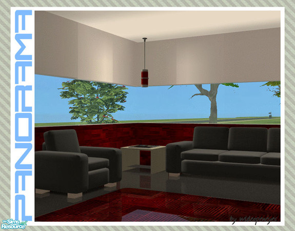 Sims 2 — Panorama Middle - Seamless Left Corner by wideopeneyes — This set of windows will create a row of windows along