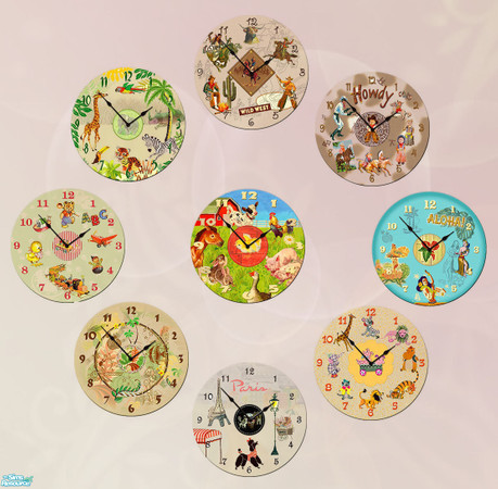 Sims 2 — mk2382rec_1 by MK23.82 — child\'s clock
