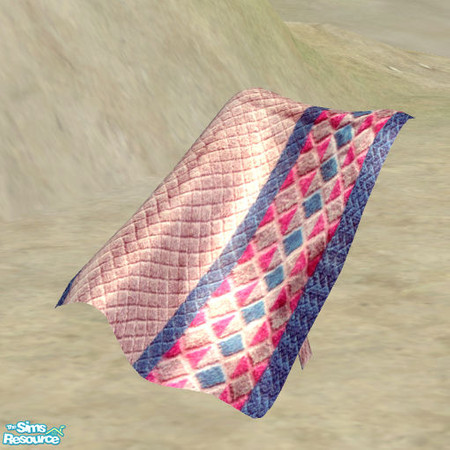 Sims 2 — Summertime- Beach Set - Towel Purple by simal10 — Beach furniture and clutter. Have fun!