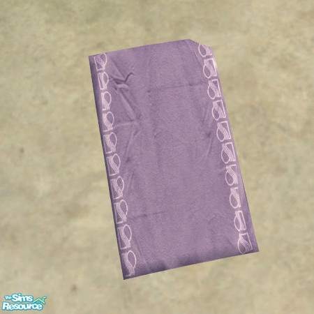 Sims 2 — Summertime- Beach Set - Purple Towel by simal10 — Beach furniture and clutter. Have fun!