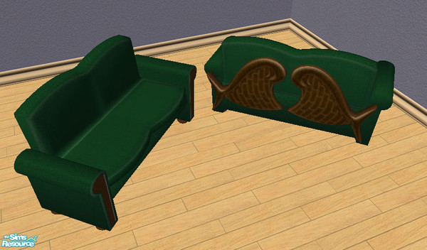 Sims 2 — Unleashed Sofa Mesh by simmyfan2852 — Part of the TS1 for TS2 Set 2- Unleashed Sofas Set! This is the mesh. All