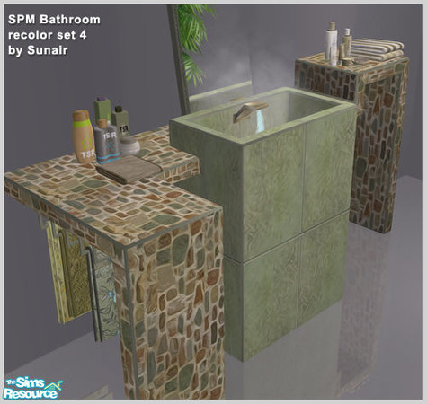 Sims 2 — SPM Bathroom - Recolor set 4 by Sunair — SPM Bathroom - Recolor set 4 (nature)