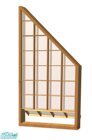 Sims 2 — Loft window 1 - light wood by Sophel21 — recolors of steffors fab window mesh. This windows in loft style and