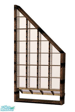 Sims 2 — Loft window 1 - weathered by Sophel21 — recolors of steffors fab window mesh. This windows in loft style and